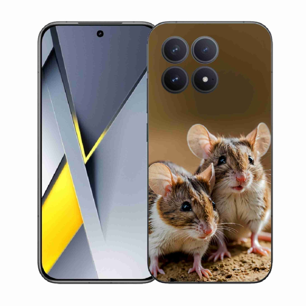 Gélový kryt mmCase na Xiaomi Poco F8 Pro - myší duo