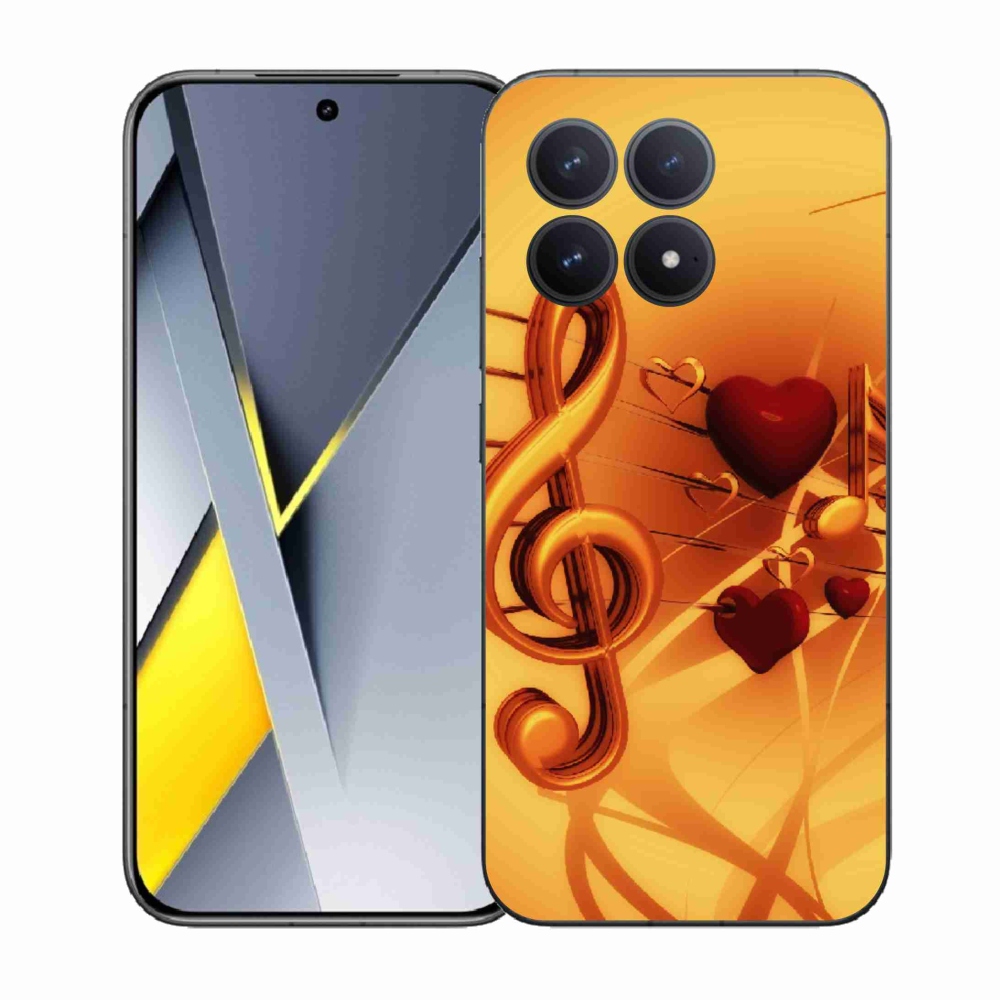 Gélový kryt mmCase na Xiaomi Poco F8 Pro - noty