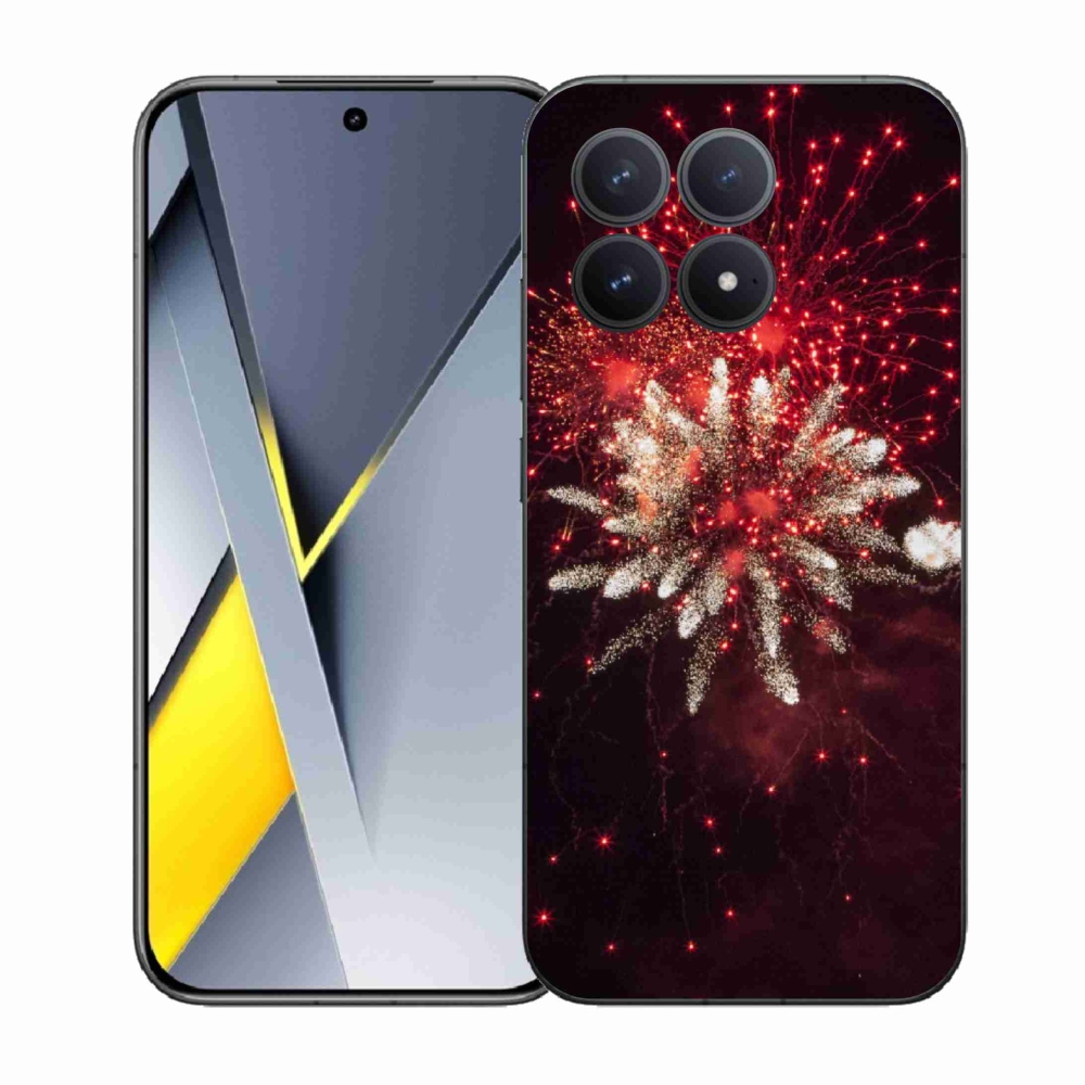 Gélový kryt mmCase na Xiaomi Poco F8 Pro - ohňostroj