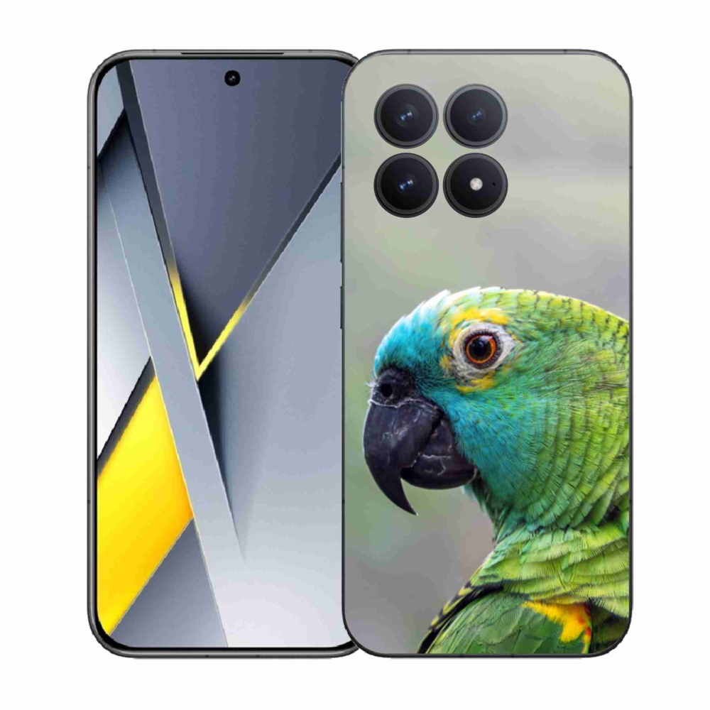 Gélový kryt mmCase na Xiaomi Poco F8 Pro - papagáj amazoňan