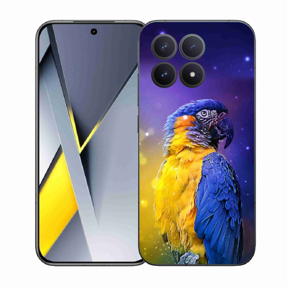 Gélový kryt mmCase na Xiaomi Poco F8 Pro - papagáj ara 1
