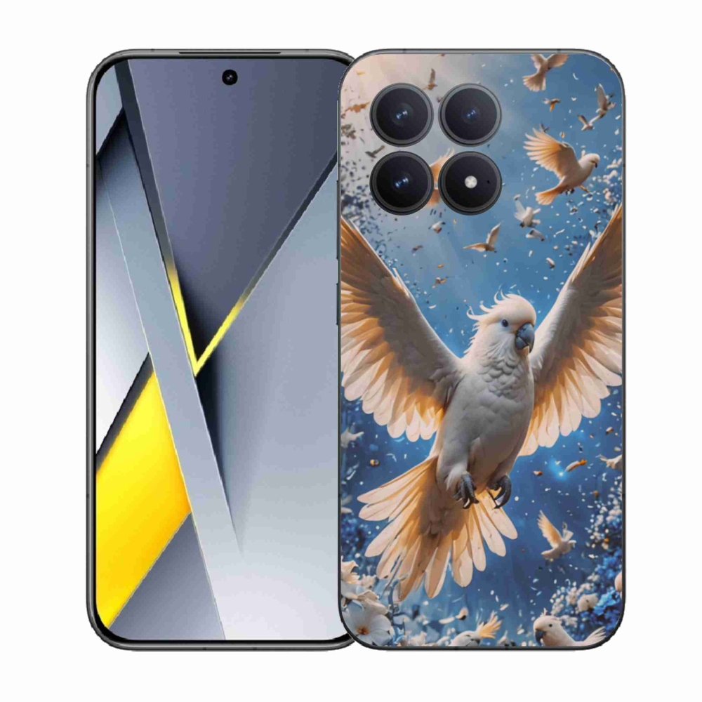 Gélový kryt mmCase na Xiaomi Poco F8 Pro - papagáj kakadu