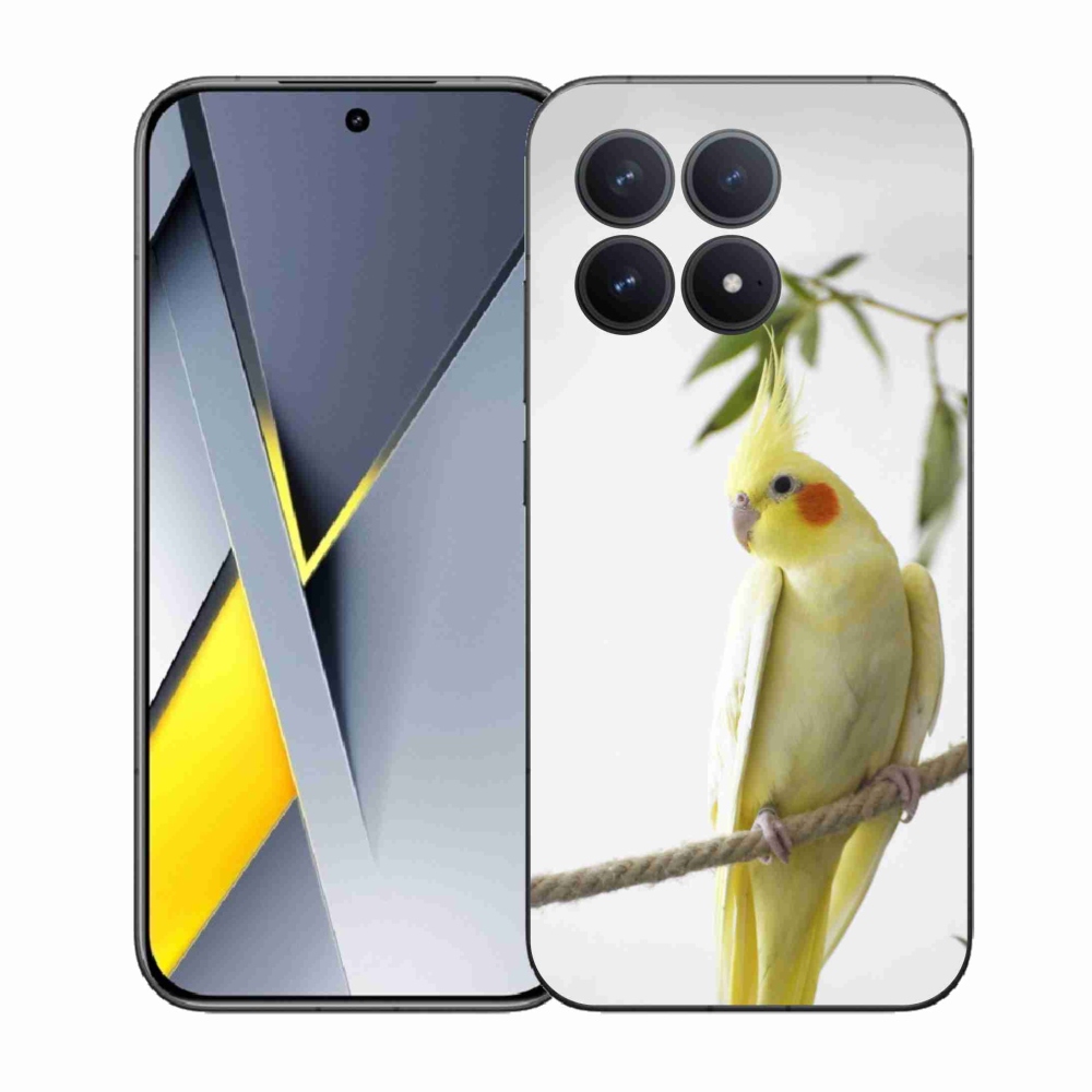 Gélový kryt mmCase na Xiaomi Poco F8 Pro - papagáj korela chocholatá