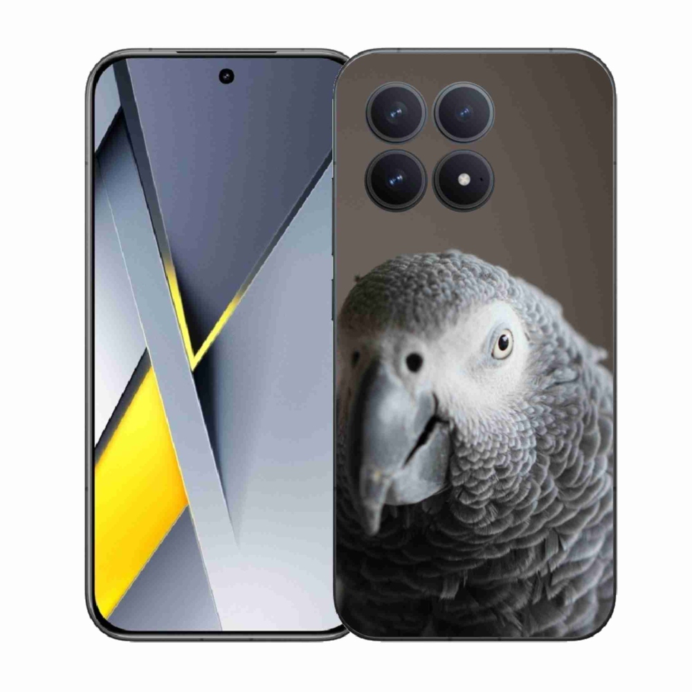 Gélový kryt mmCase na Xiaomi Poco F8 Pro - papagáj žako 2