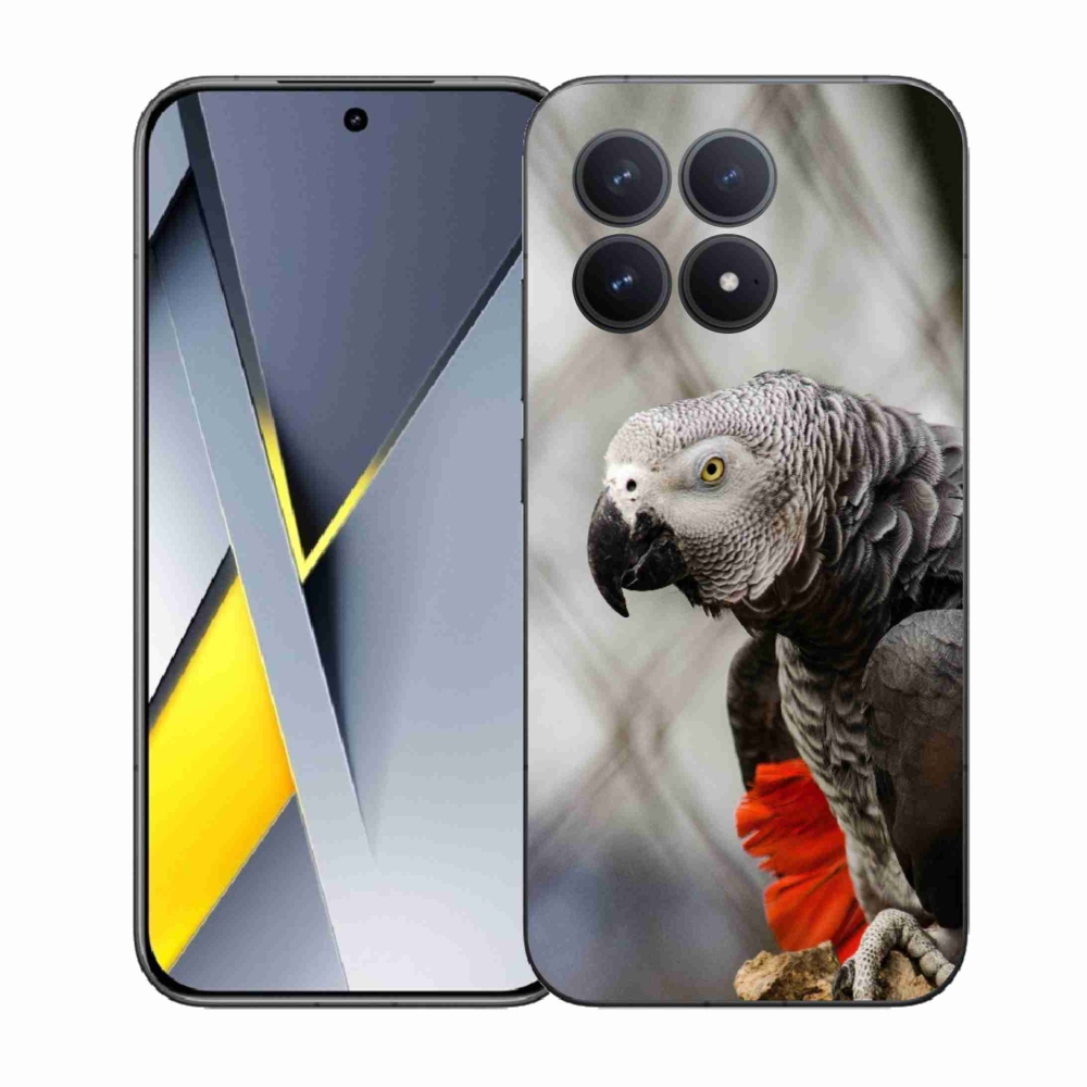 Gélový kryt mmCase na Xiaomi Poco F8 Pro - papagáj žako 3