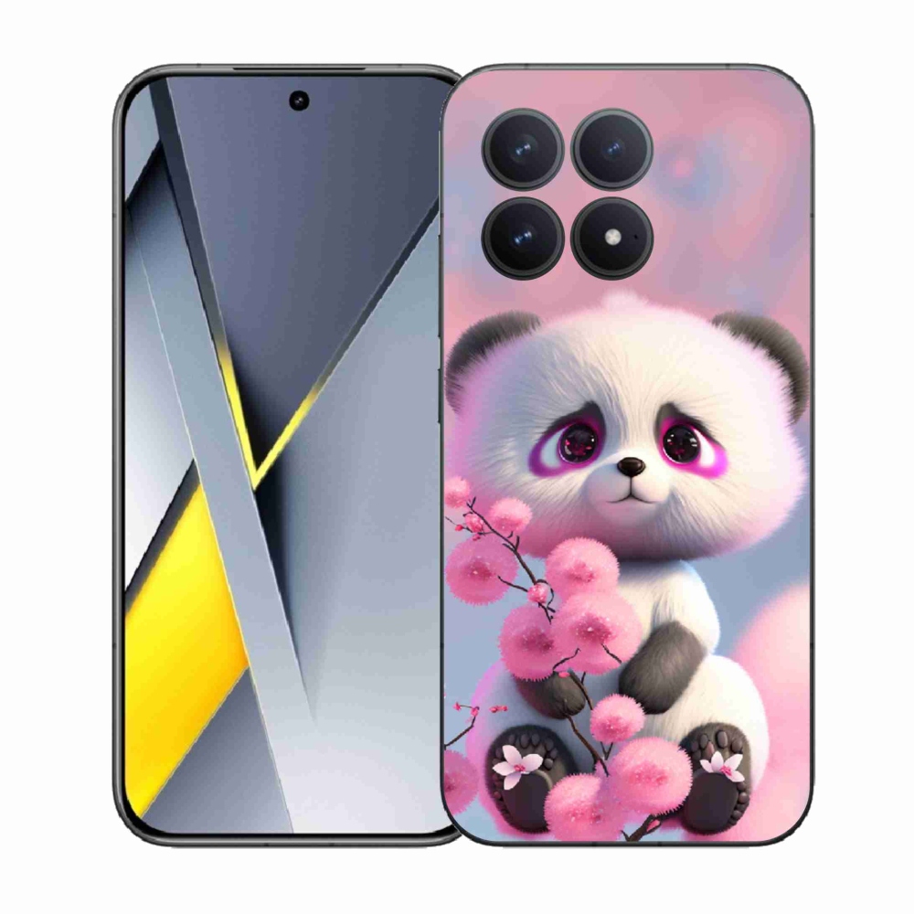Gélový kryt mmCase na Xiaomi Poco F8 Pro - roztomilá panda 1