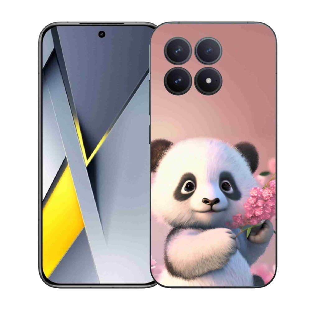 Gélový kryt mmCase na Xiaomi Poco F8 Pro - roztomilá panda