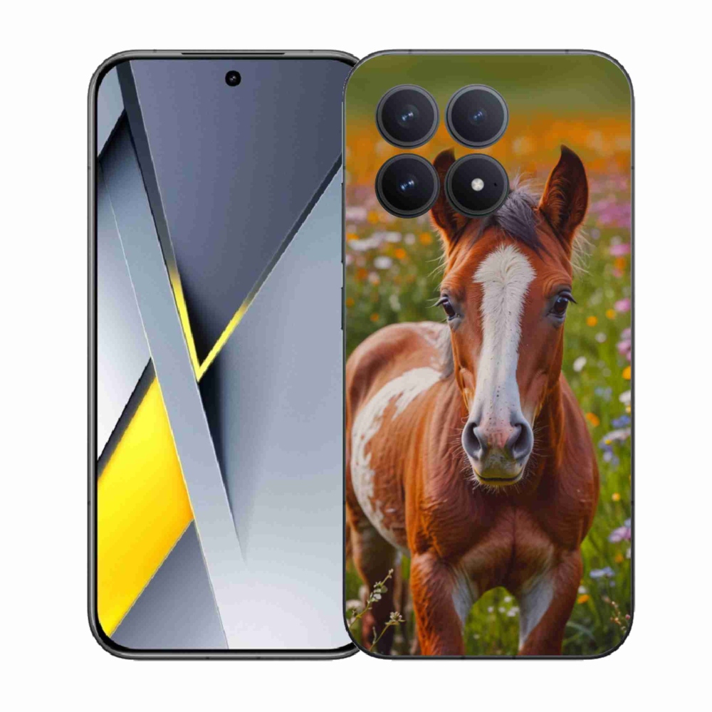 Gélový kryt mmCase na Xiaomi Poco F8 Pro - roztomilé žriebä