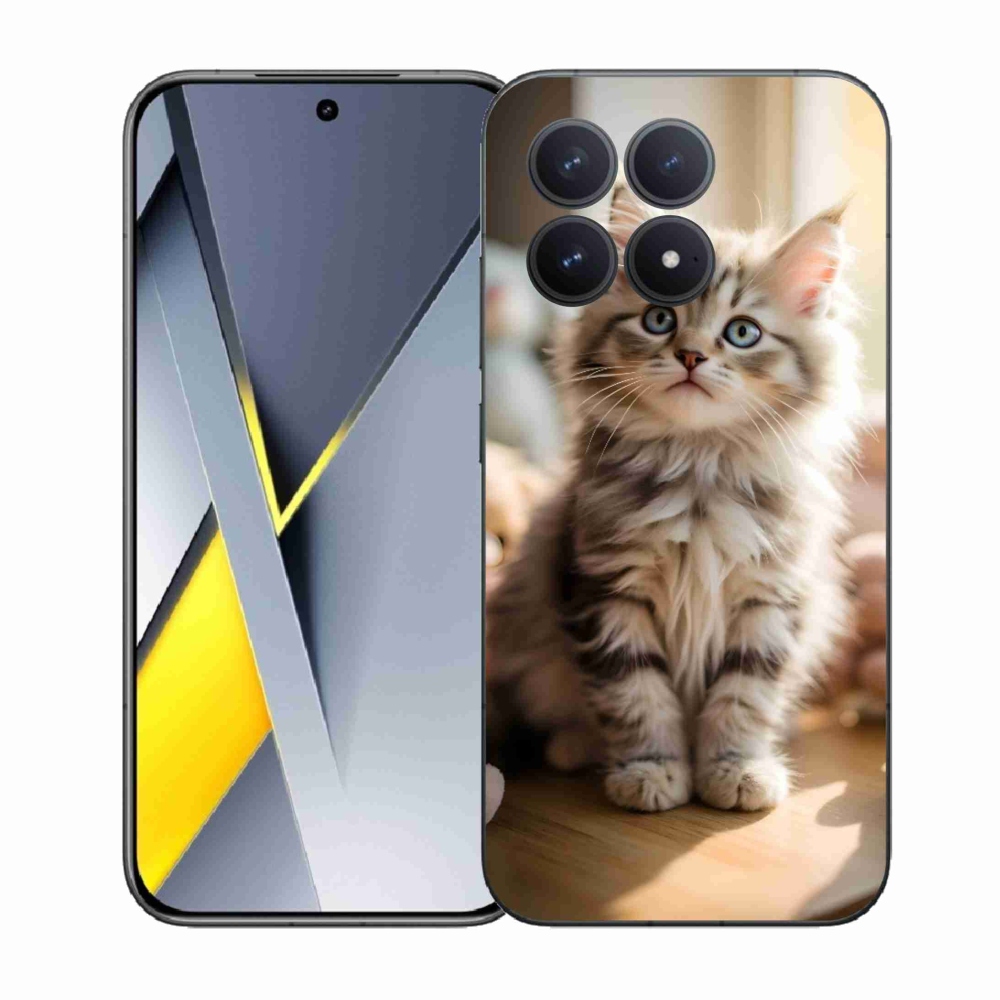 Gélový kryt mmCase na Xiaomi Poco F8 Pro - roztomilé mačiatko 10