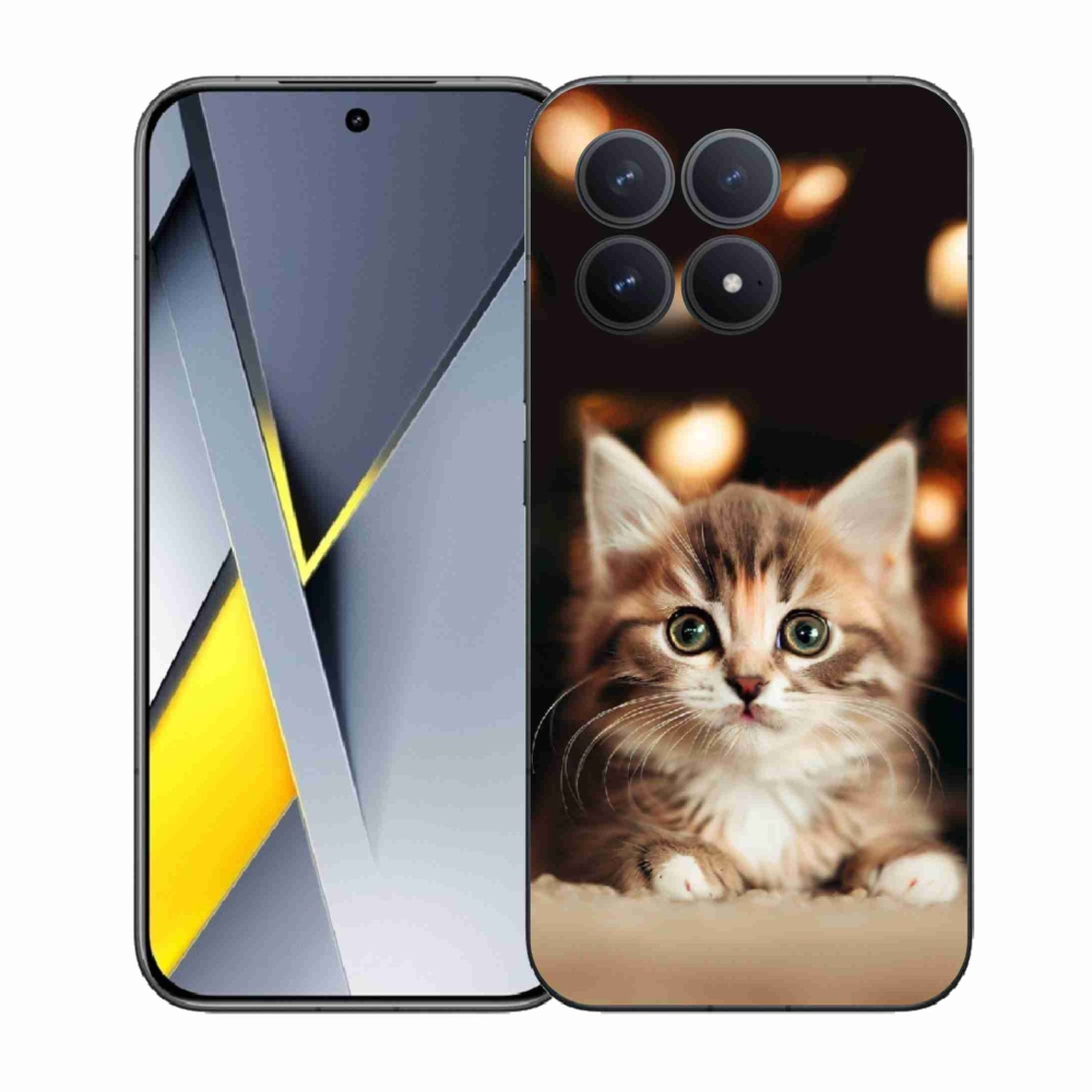 Gélový kryt mmCase na Xiaomi Poco F8 Pro - roztomilé mačiatko 2