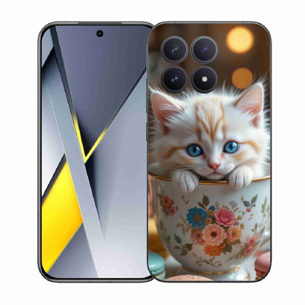 Gélový kryt mmCase na Xiaomi Poco F8 Pro - roztomilé mačiatko 6
