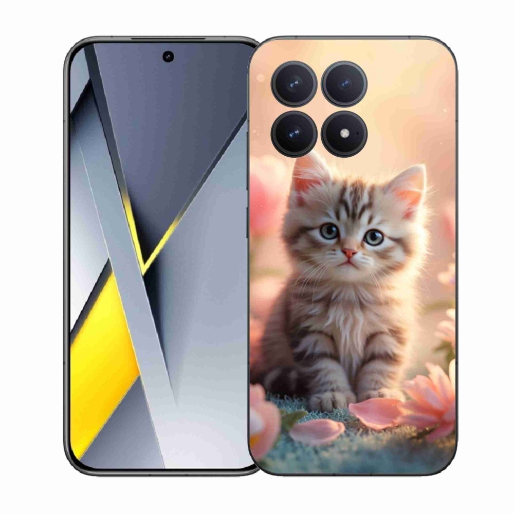 Gélový kryt mmCase na Xiaomi Poco F8 Pro - roztomilé mačiatko 8