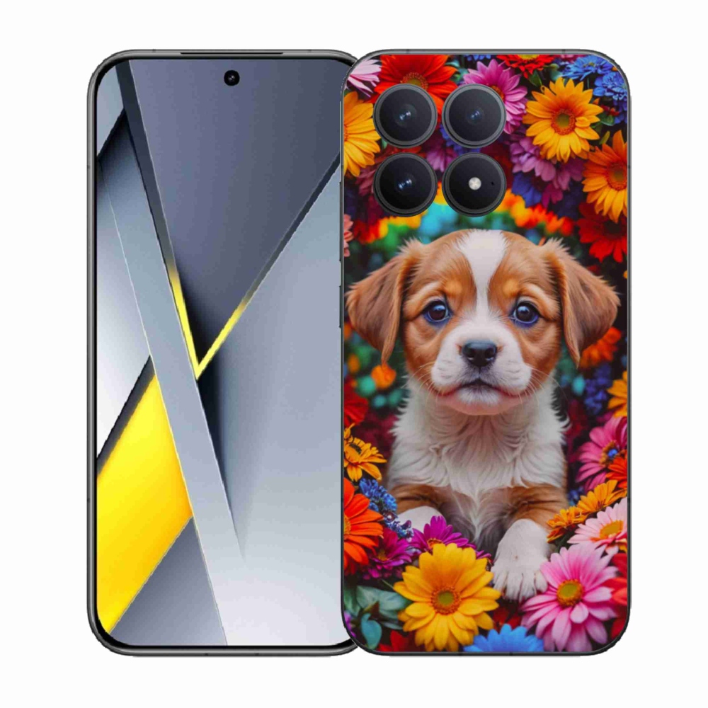 Gélový kryt mmCase na Xiaomi Poco F8 Pro - roztomilé šteňa