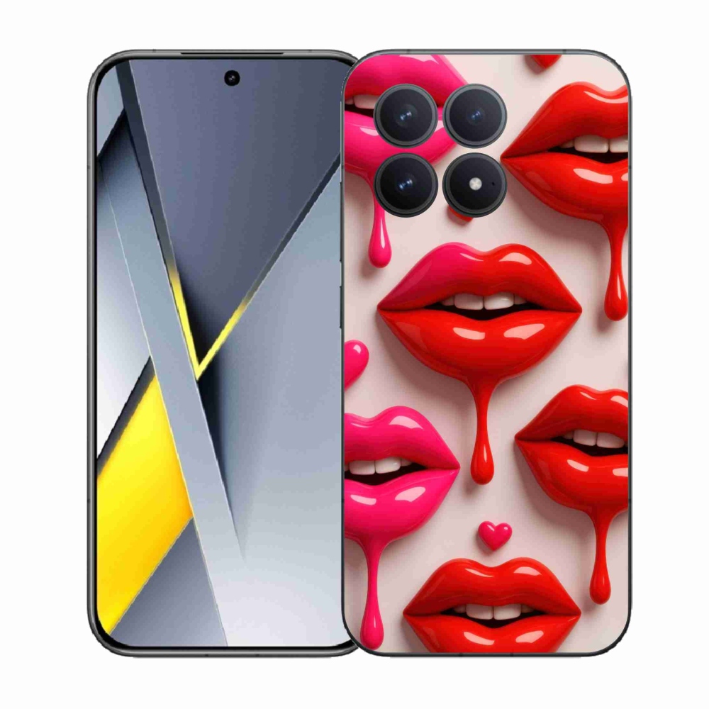 Gélový kryt mmCase na Xiaomi Poco F8 Pro - pery 2