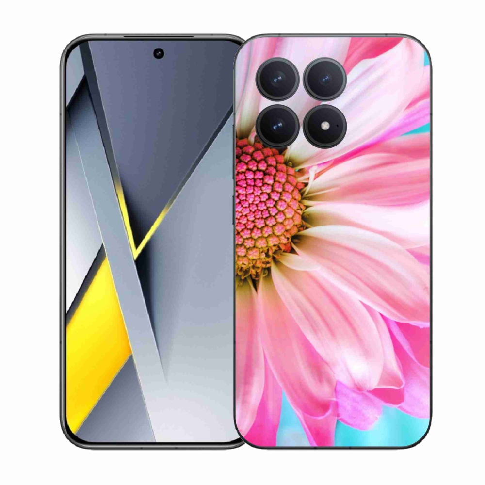 Gélový kryt mmCase na Xiaomi Poco F8 Pro - ružový kvet