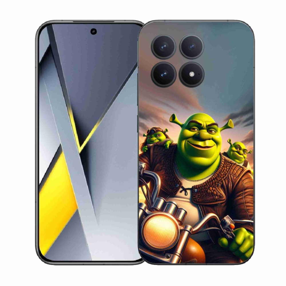 Gélový kryt mmCase na Xiaomi Poco F8 Pro - shrek na motorke