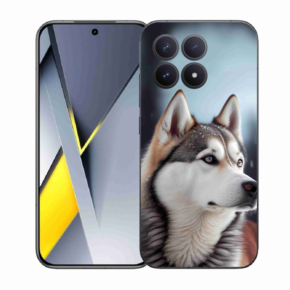 Gélový kryt mmCase na Xiaomi Poco F8 Pro - sibírsky husky
