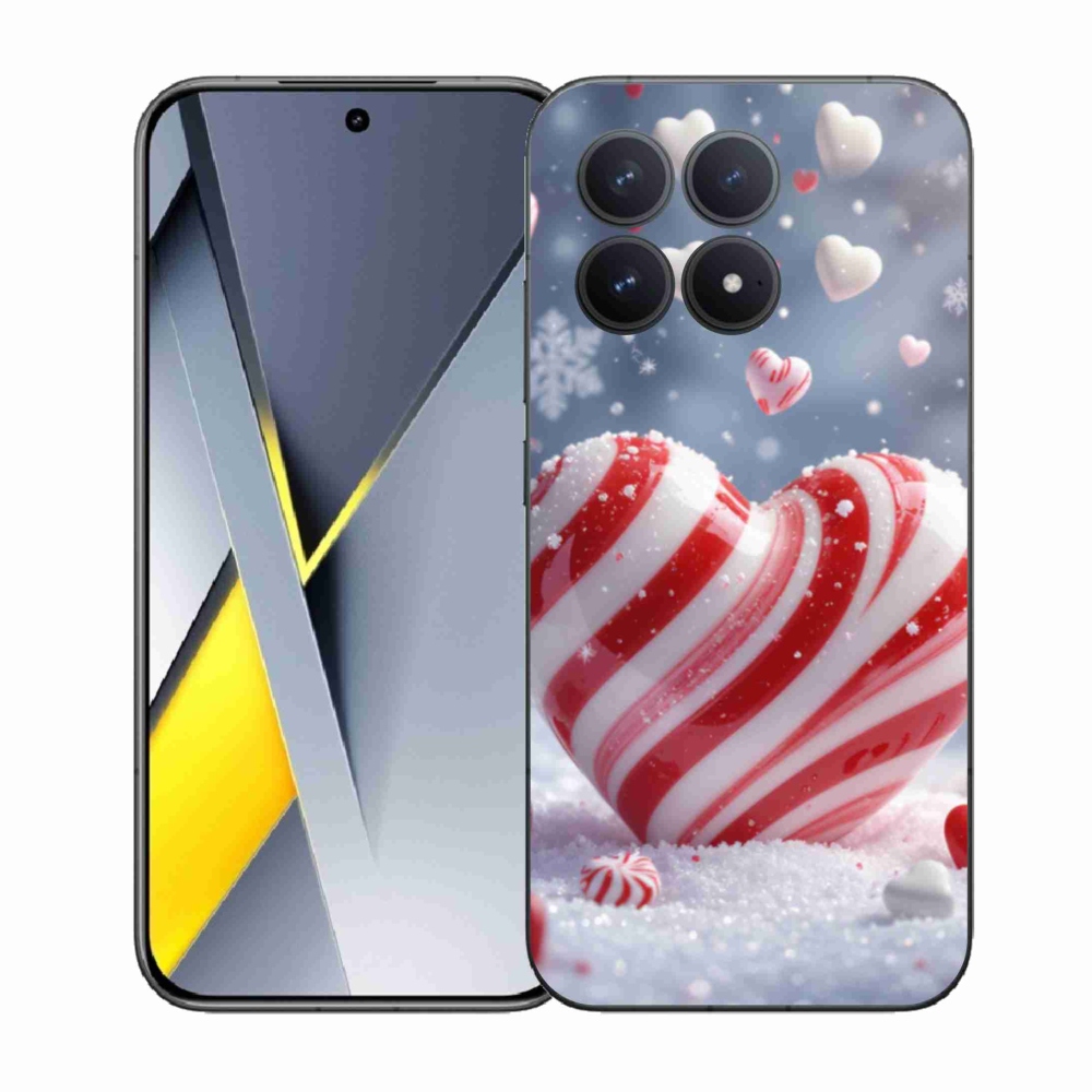 Gélový kryt mmCase na Xiaomi Poco F8 Pro - sladké srdce