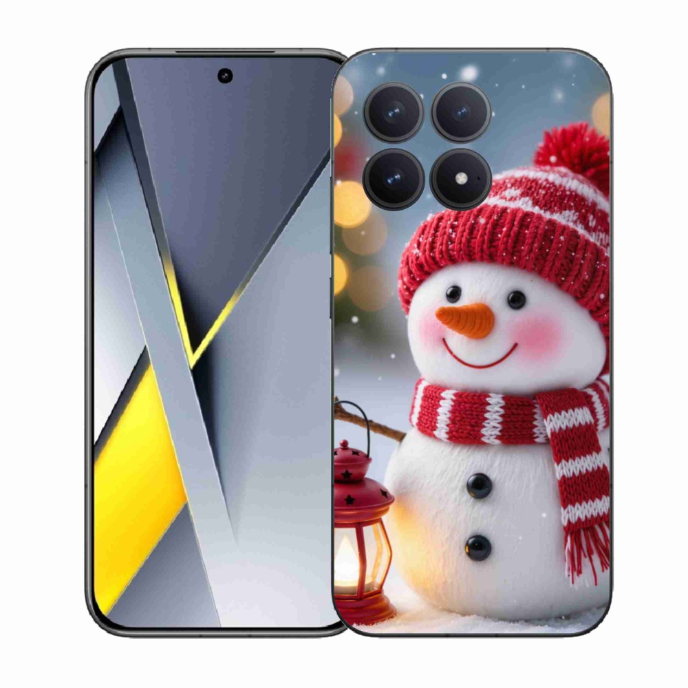Gélový kryt mmCase na Xiaomi Poco F8 Pro - snehuliak 2