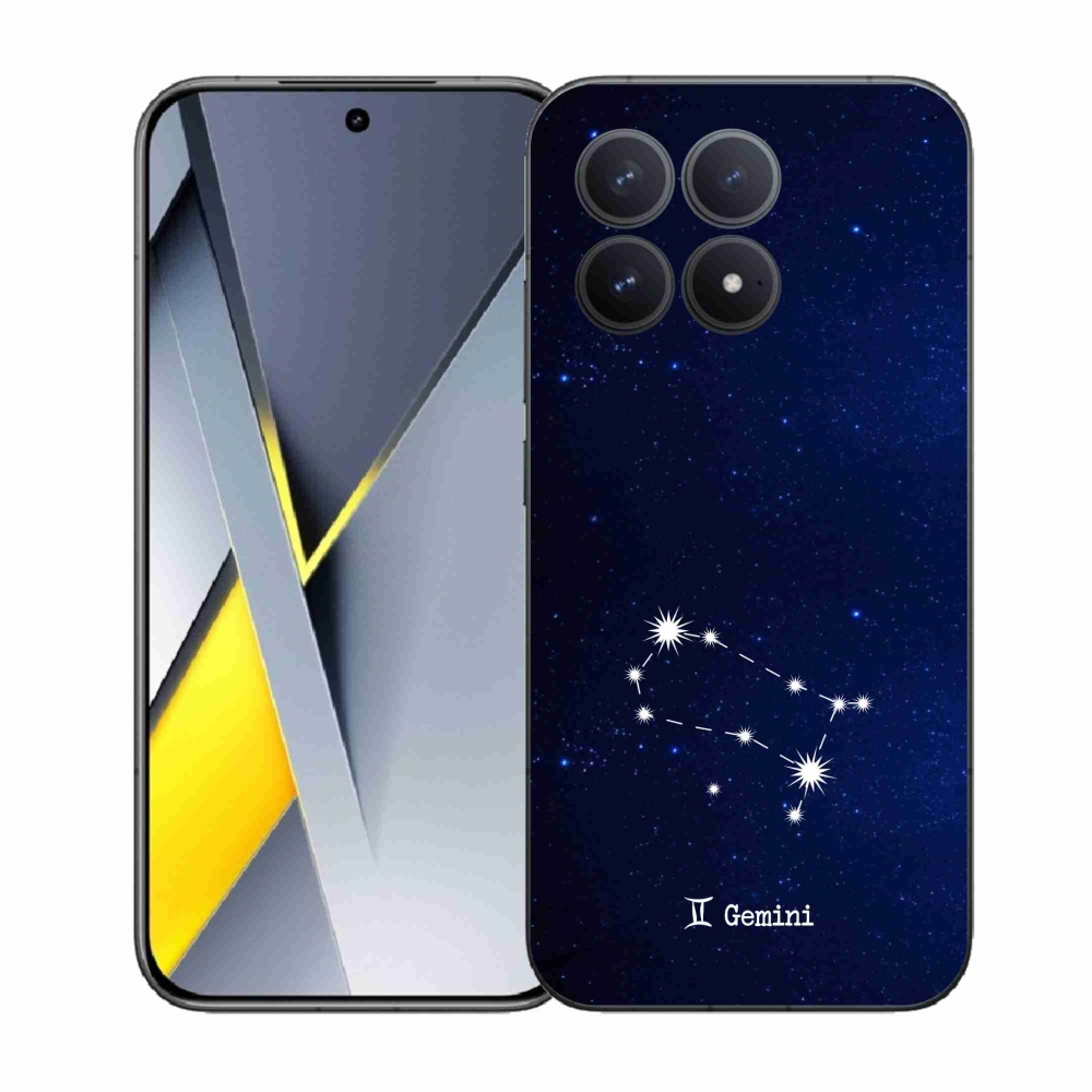 Gélový kryt mmCase na Xiaomi Poco F8 Pro - súhvezdie Blížencov