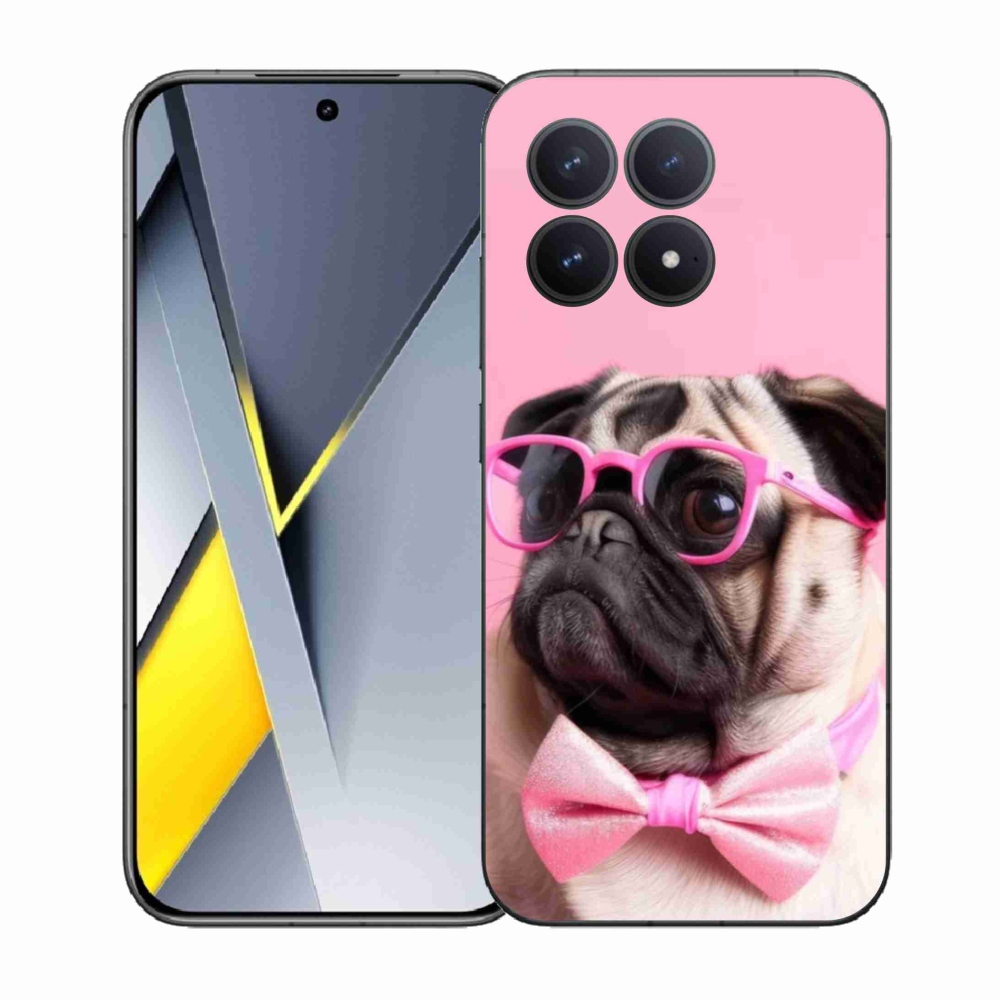 Gélový kryt mmCase na Xiaomi Poco F8 Pro - štýlový mops