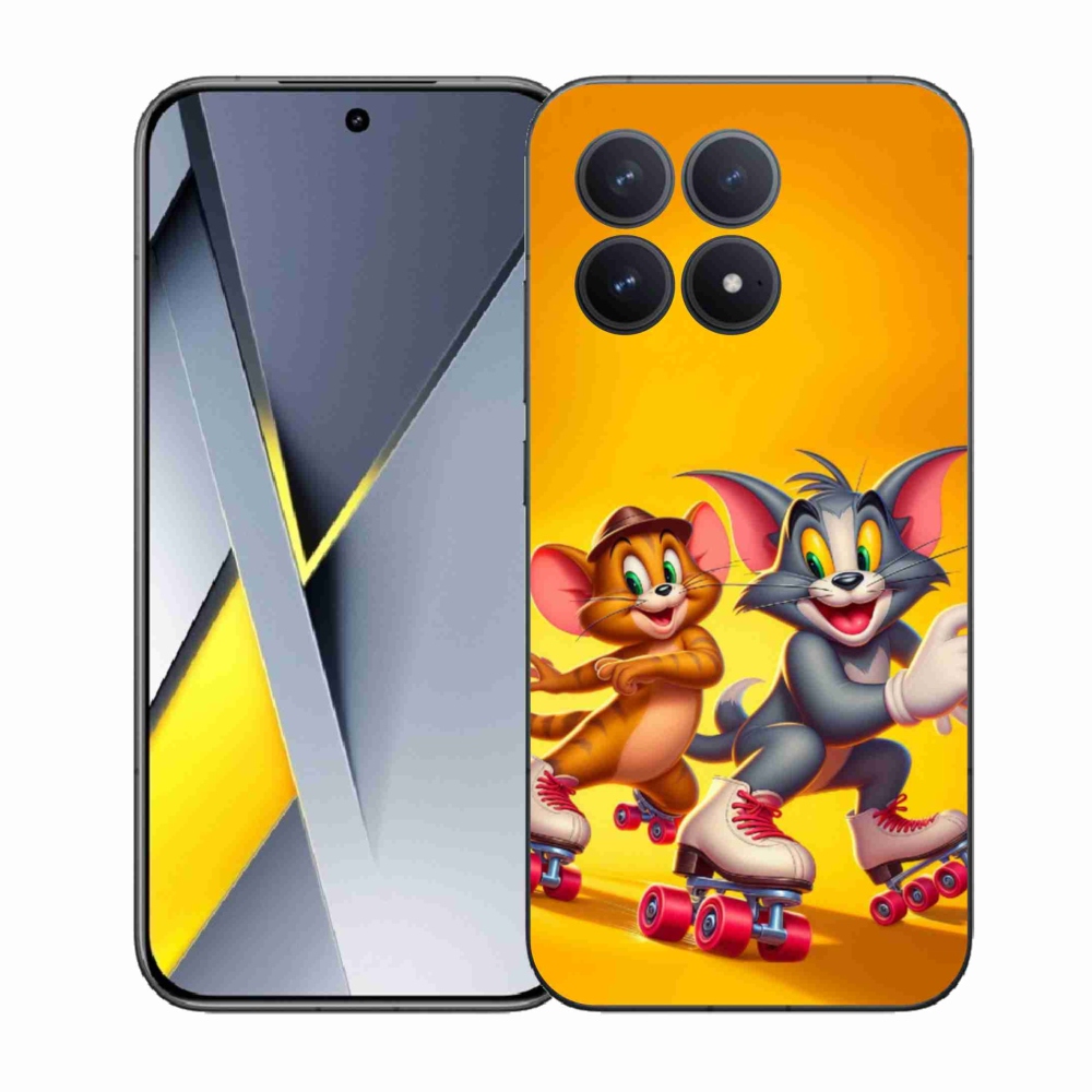 Gélový kryt mmCase na Xiaomi Poco F8 Pro - tom a jerry