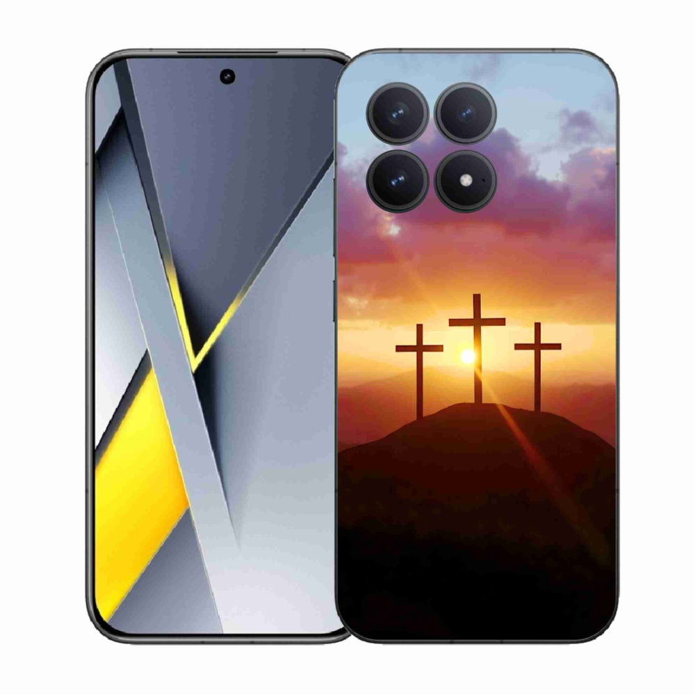 Gélový kryt mmCase na Xiaomi Poco F8 Pro - tri kríža