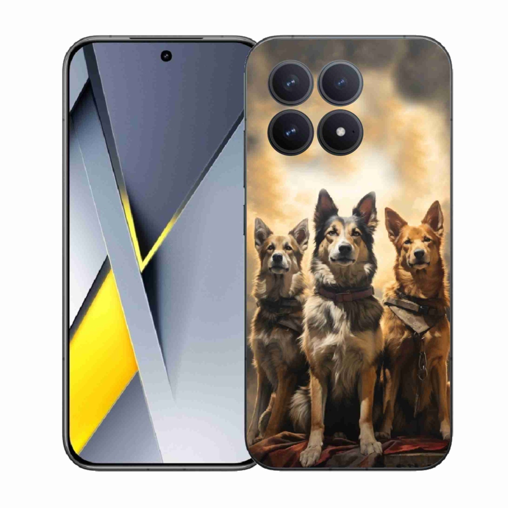 Gélový kryt mmCase na Xiaomi Poco F8 Pro - tri psy