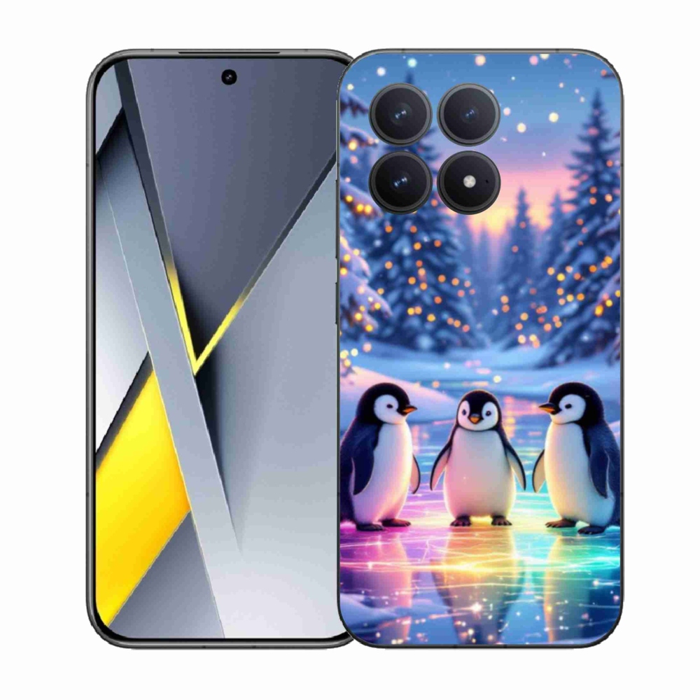 Gélový kryt mmCase na Xiaomi Poco F8 Pro - tučniaky