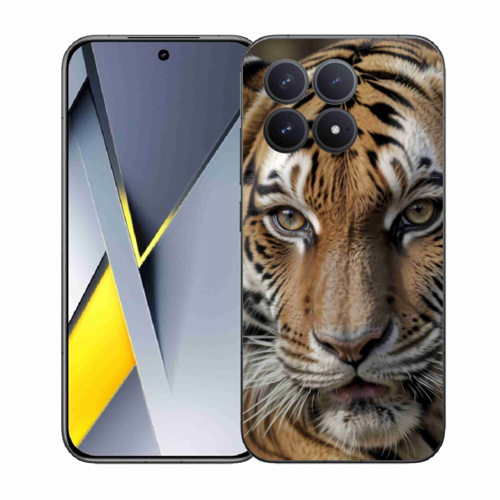 Gélový kryt mmCase na Xiaomi Poco F8 Pro - tigrie pohľad