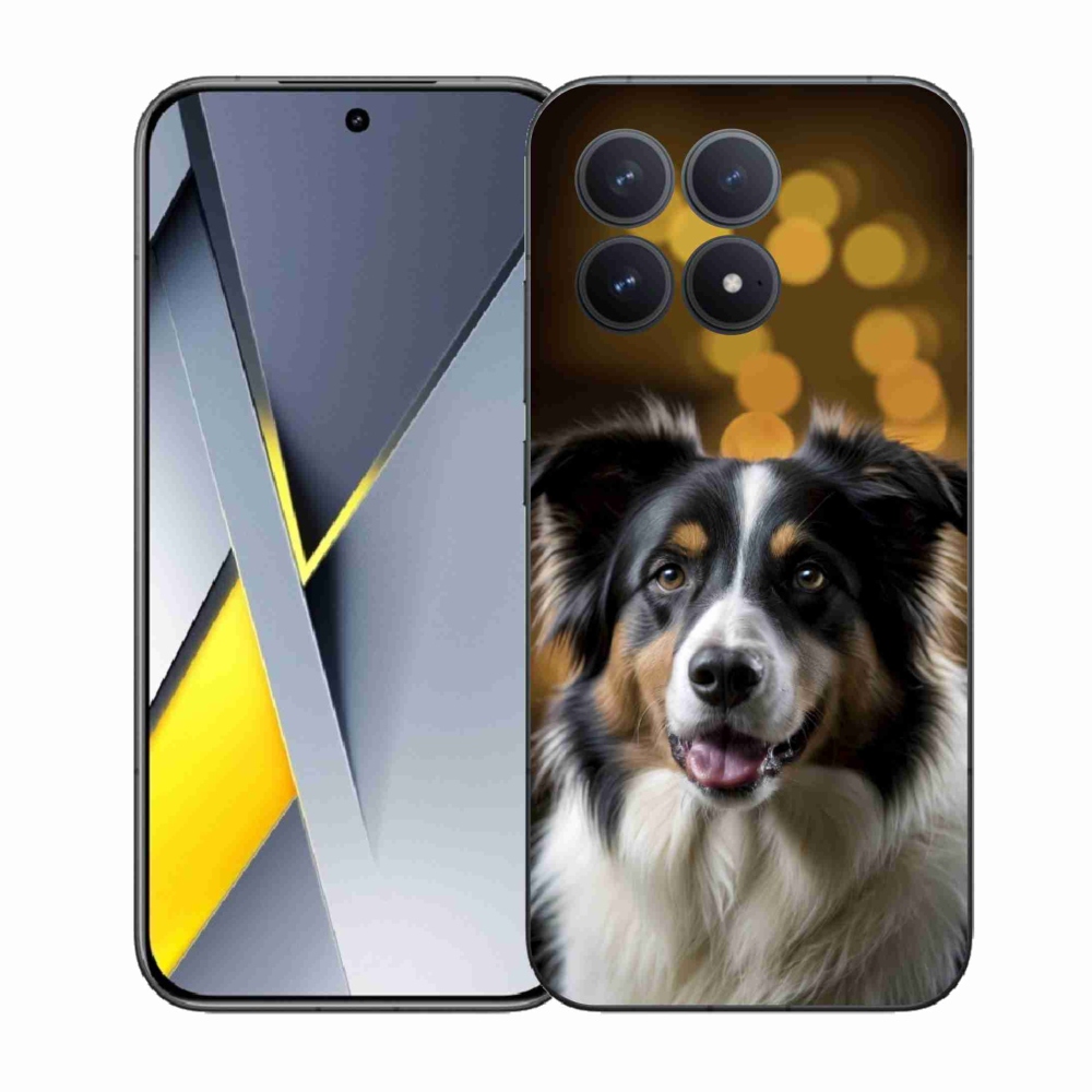 Gélový kryt mmCase na Xiaomi Poco F8 Pro - usmievavý austrálsky ovčiak