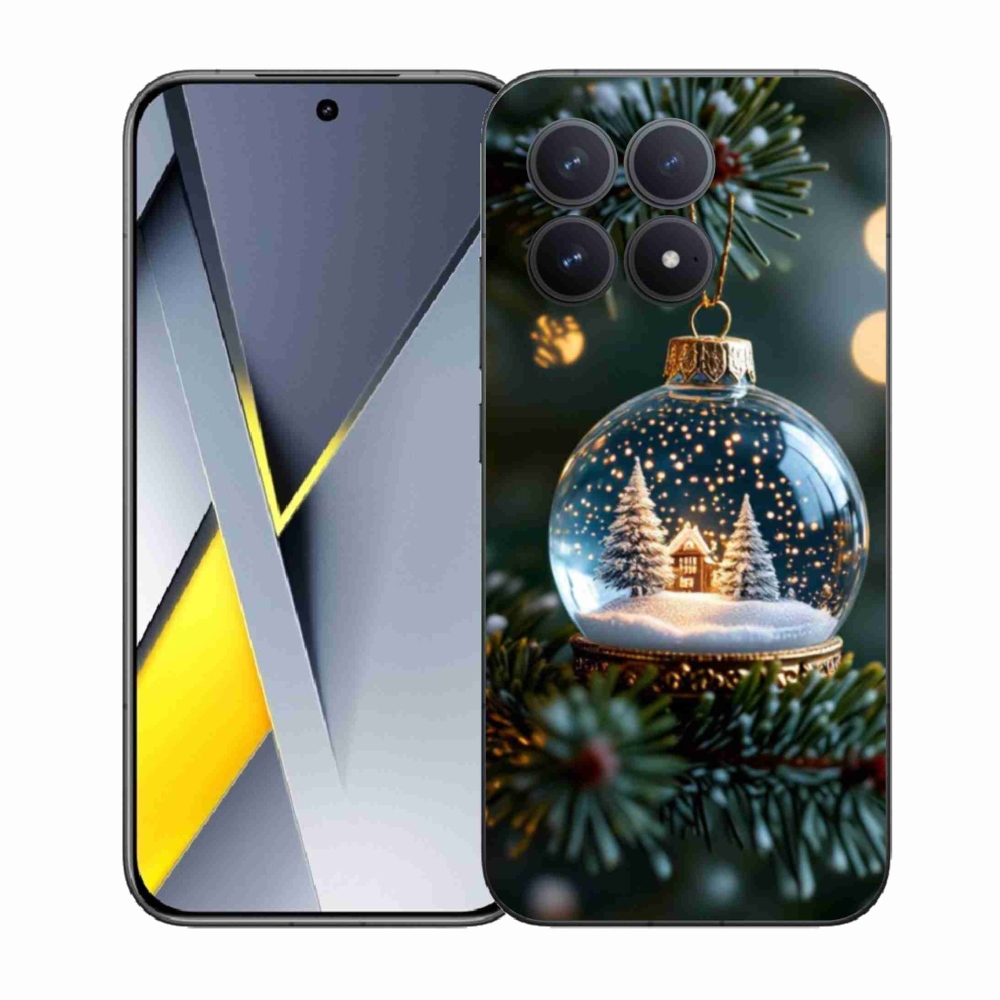 Gélový kryt mmCase na Xiaomi Poco F8 Pro - vianočné gule 2