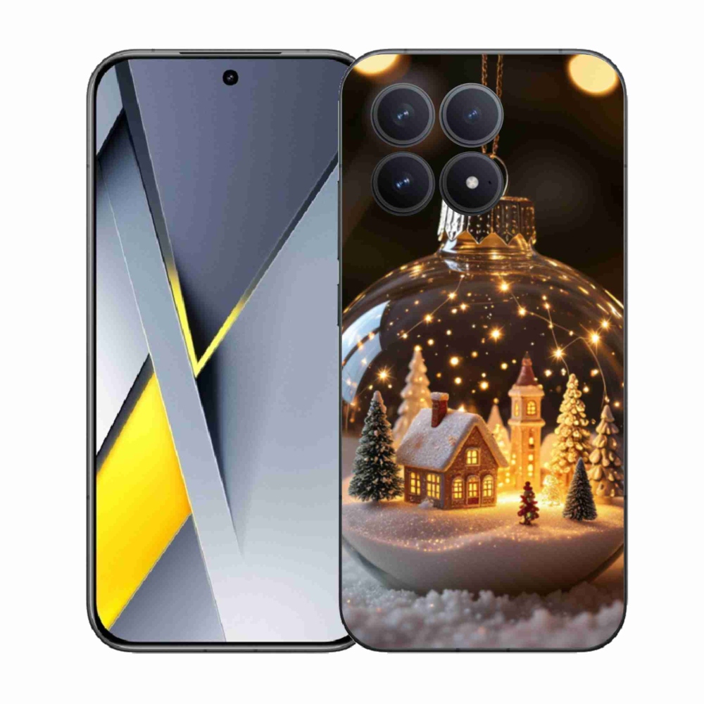 Gélový kryt mmCase na Xiaomi Poco F8 Pro - vianočné gule 3