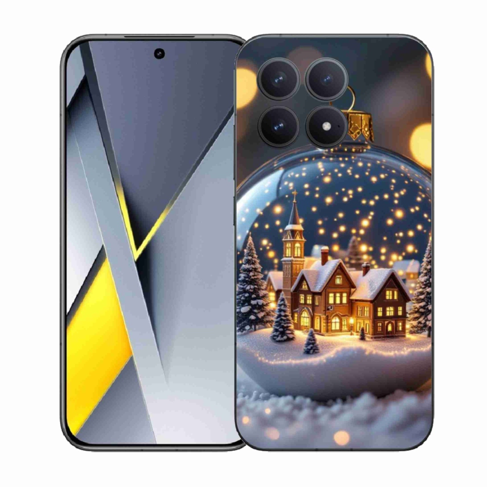 Gélový kryt mmCase na Xiaomi Poco F8 Pro - vianočné gule 4