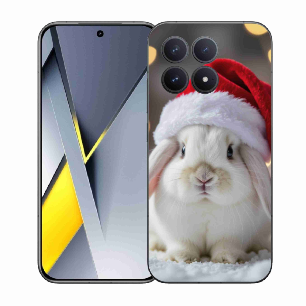 Gélový kryt mmCase na Xiaomi Poco F8 Pro - vianočný králik