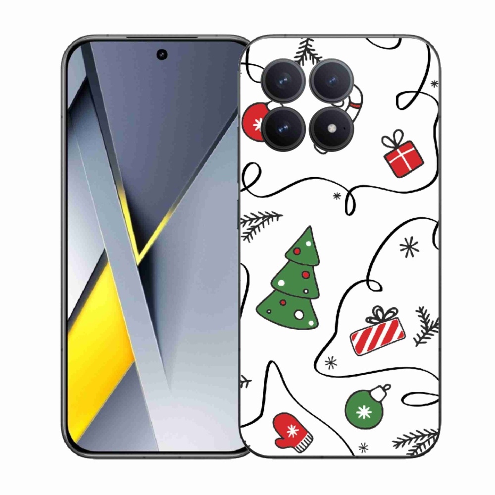 Gélový kryt mmCase na Xiaomi Poco F8 Pro - vianočné motívy