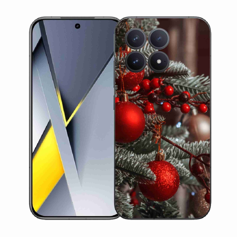 Gélový kryt mmCase na Xiaomi Poco F8 Pro - vianočné ozdoby 2