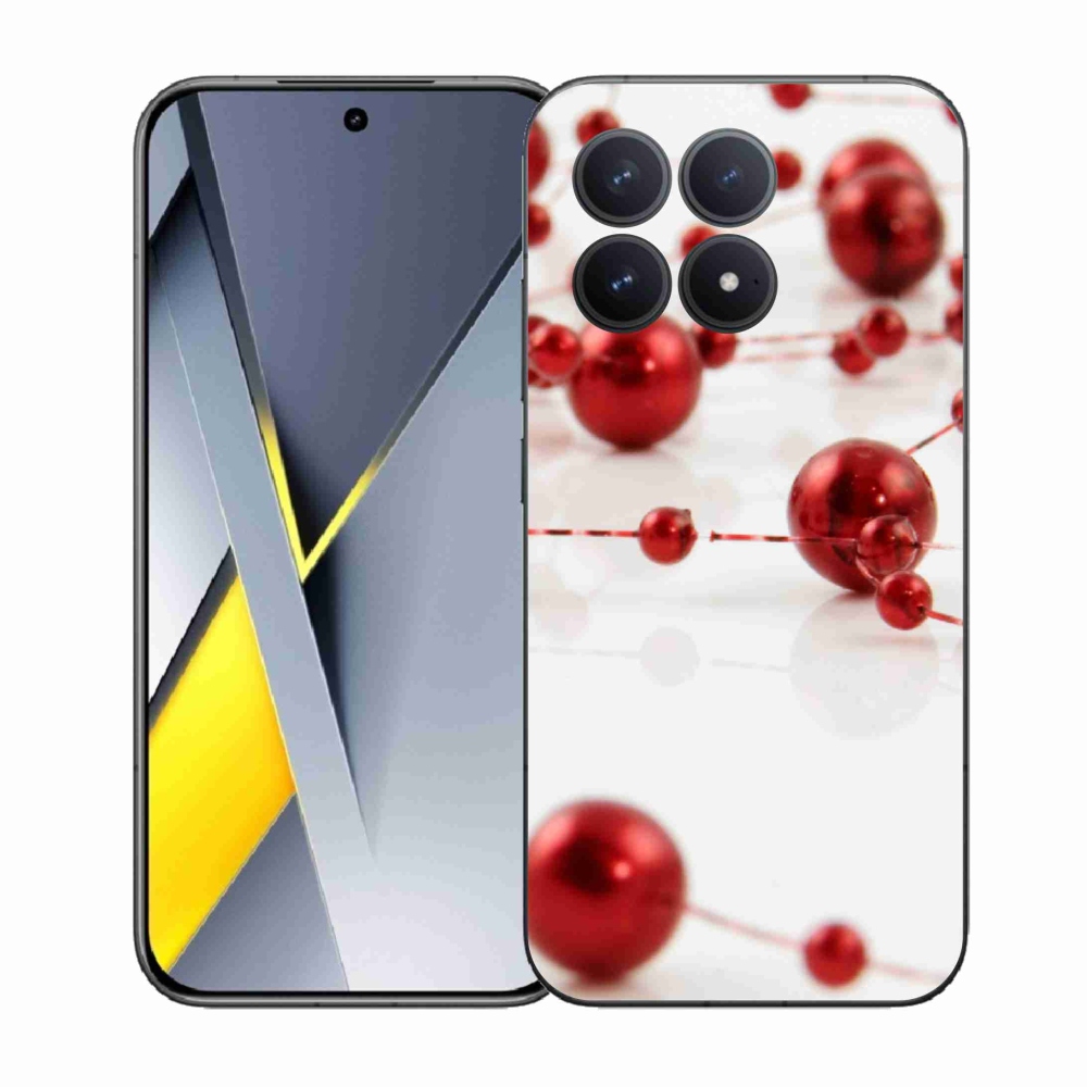 Gélový kryt mmCase na Xiaomi Poco F8 Pro - vianočná reťaz