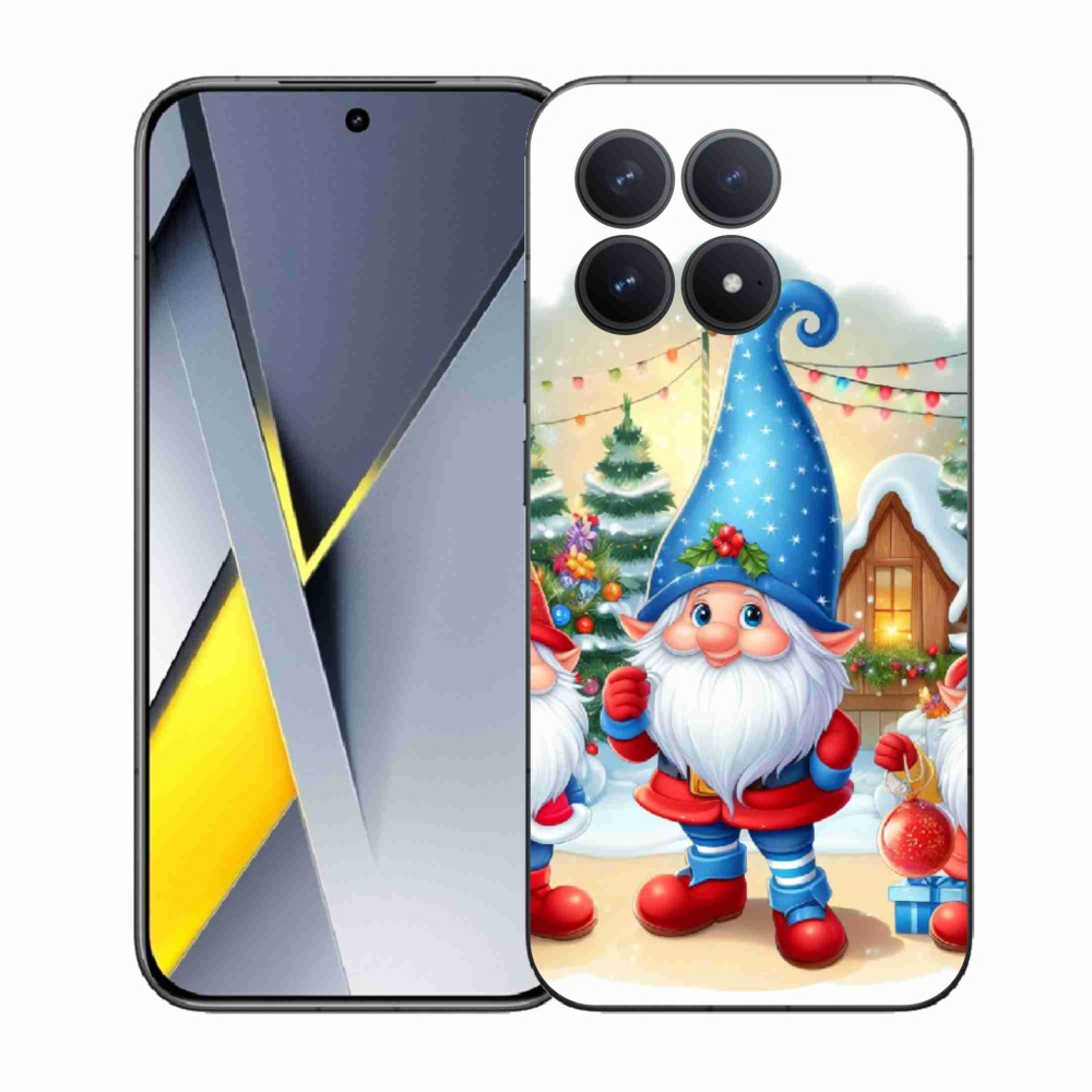 Gélový kryt mmCase na Xiaomi Poco F8 Pro - vianočné škriatkovia