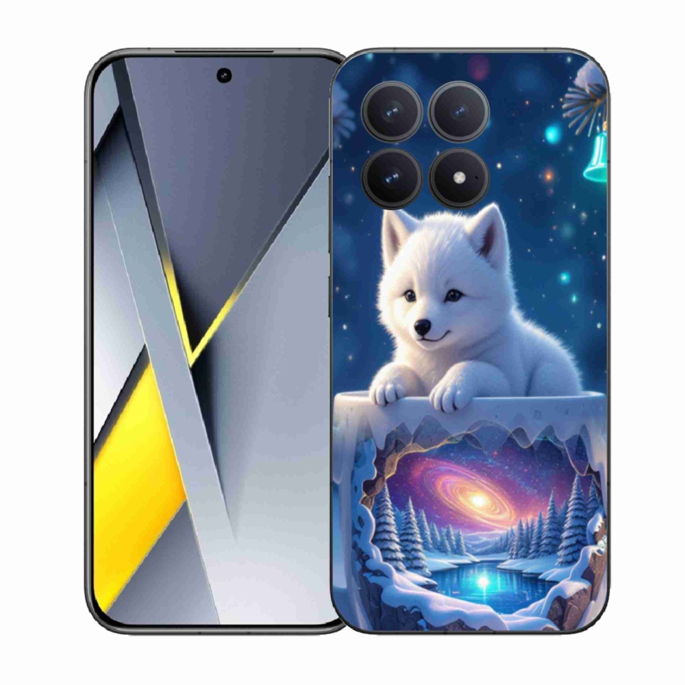 Gélový kryt mmCase na Xiaomi Poco F8 Pro - vianočné šteňa