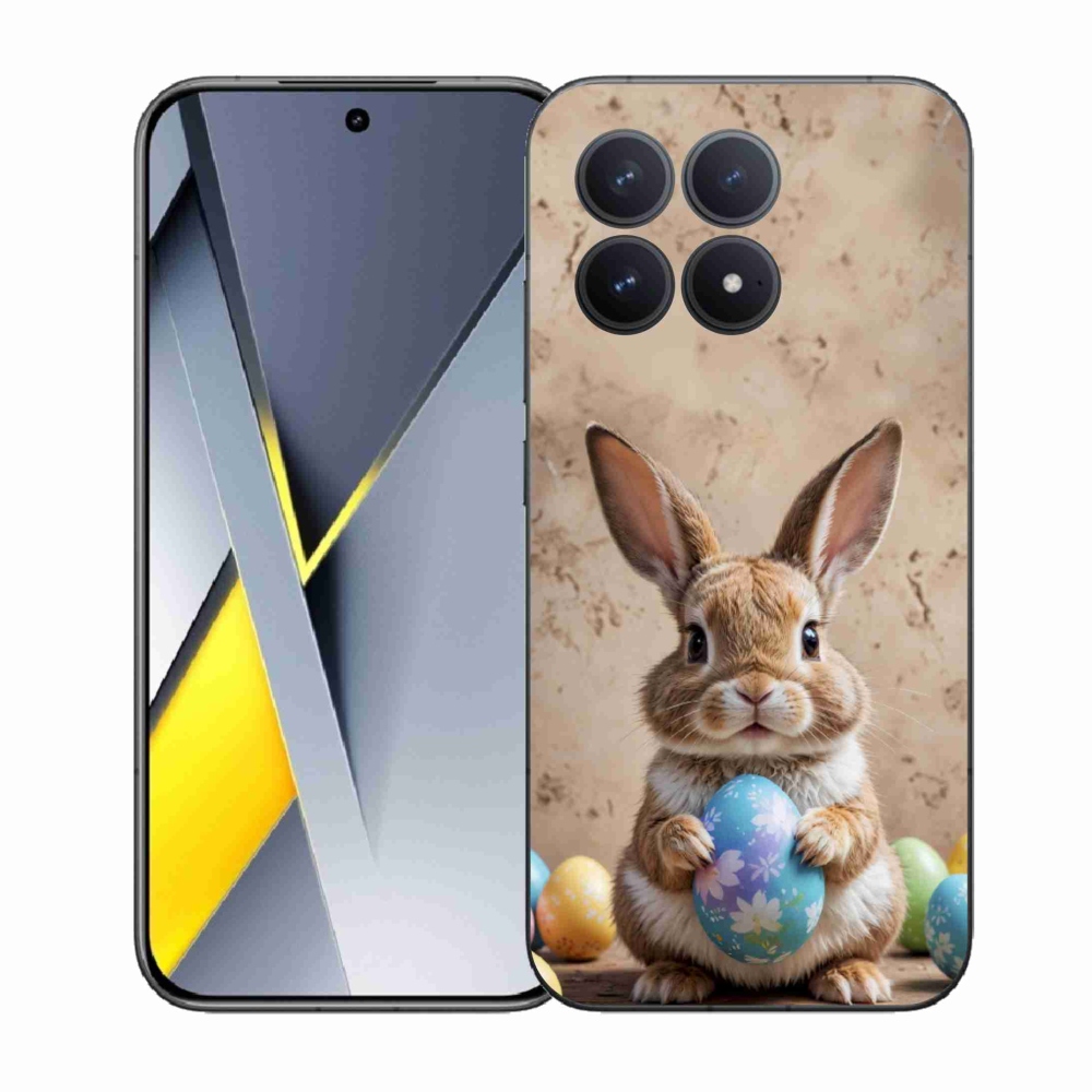Gélový kryt mmCase na Xiaomi Poco F8 Pro - veľkonočný zajačik