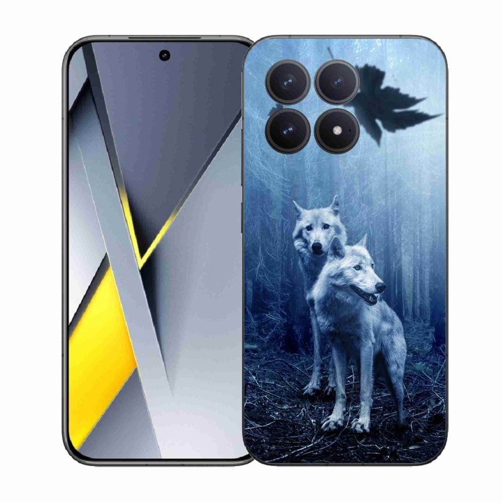 Gélový kryt mmCase na Xiaomi Poco F8 Pro - vlci v lese