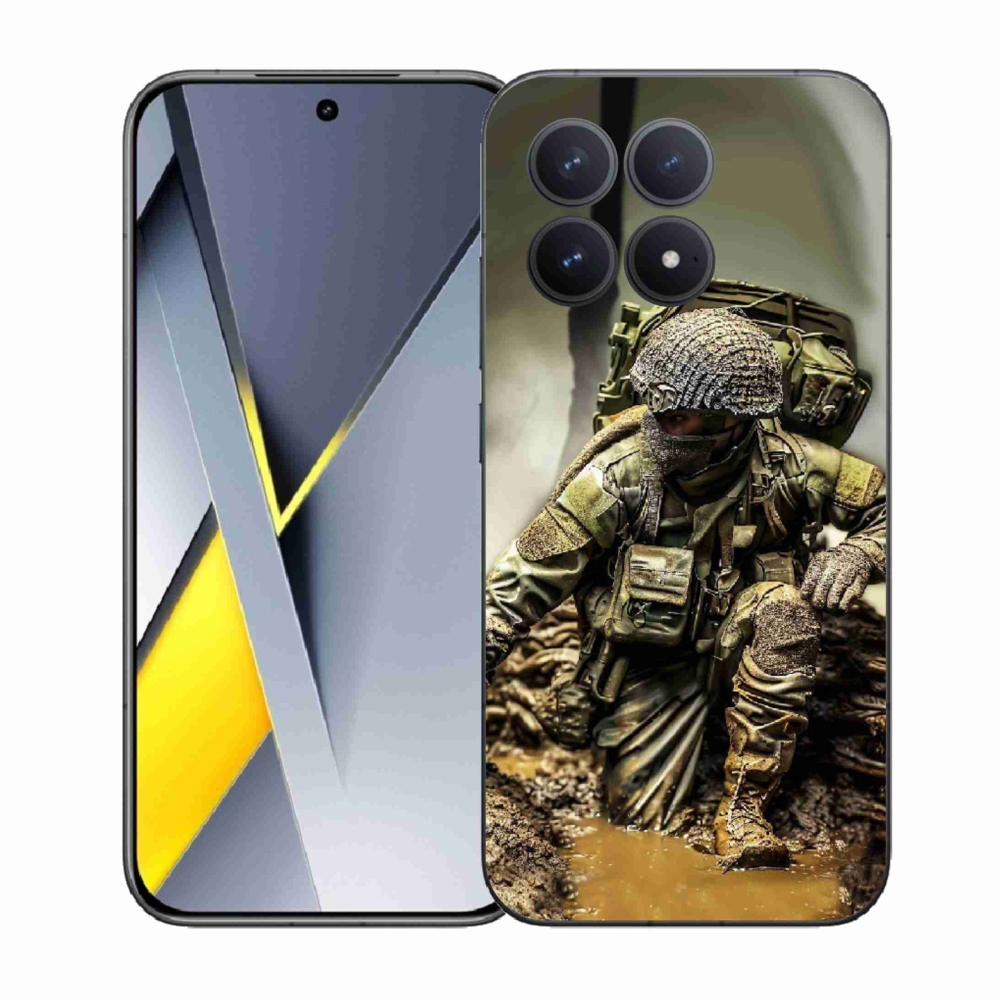 Gélový kryt mmCase na Xiaomi Poco F8 Pro - vojak