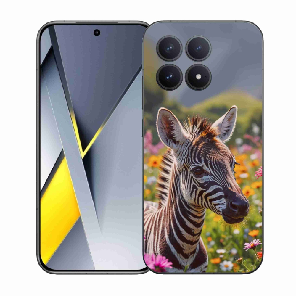Gélový kryt mmCase na Xiaomi Poco F8 Pro - zebra na lúke
