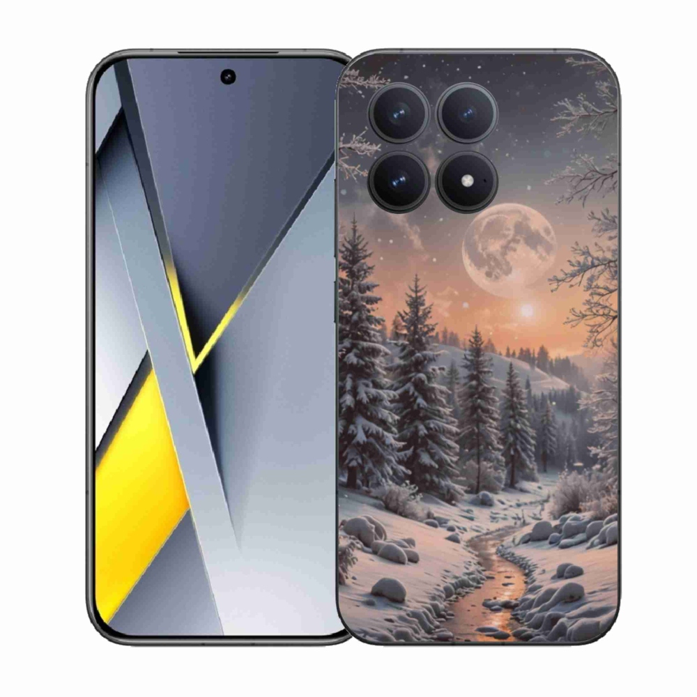 Gélový kryt mmCase na Xiaomi Poco F8 Pro - zimná krajina 2