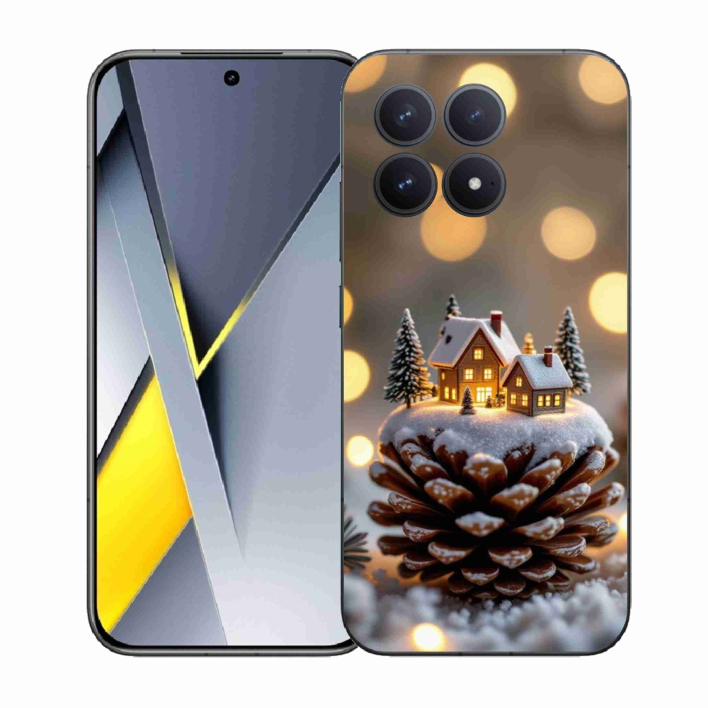 Gélový kryt mmCase na Xiaomi Poco F8 Pro - zimná dedinka