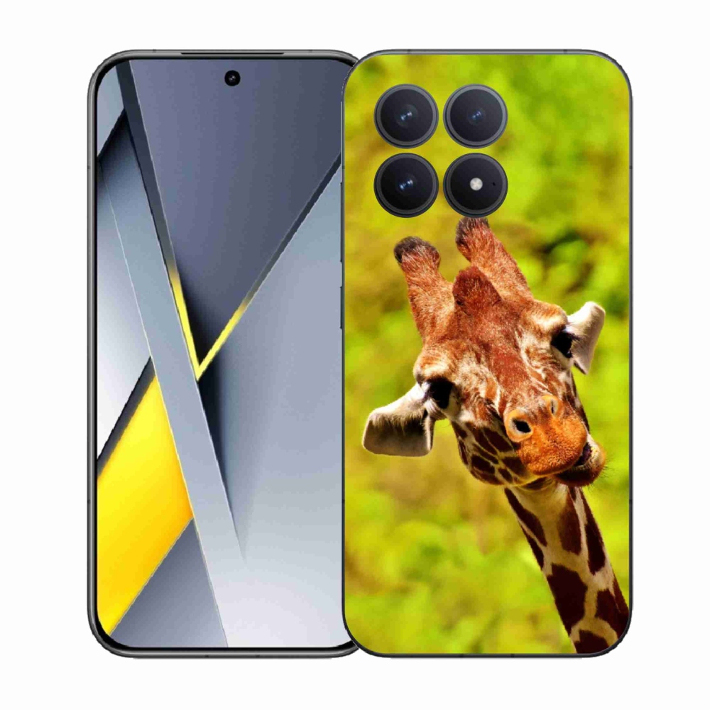 Gélový kryt mmCase na Xiaomi Poco F8 Pro - žirafa
