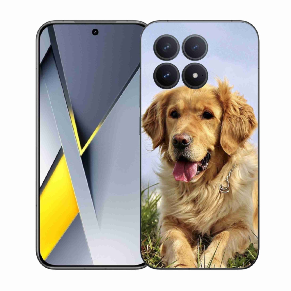 Gélový kryt mmCase na Xiaomi Poco F8 Pro - zlatý retriever
