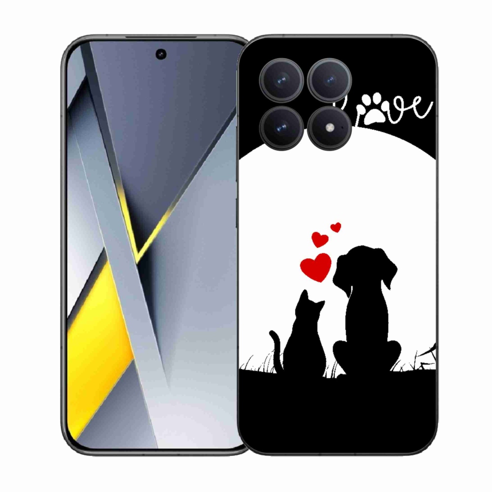 Gélový kryt mmCase na Xiaomi Poco F8 Pro - zvieracia láska