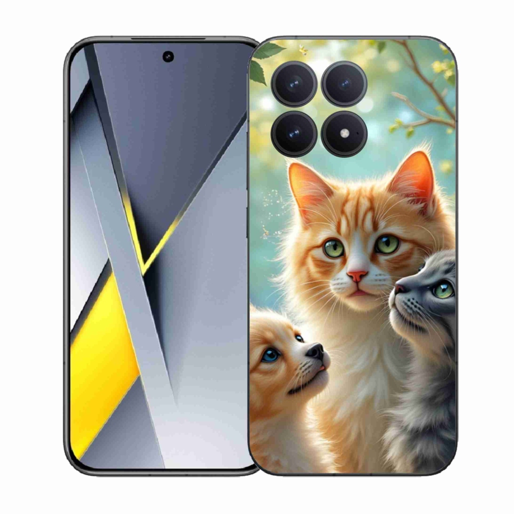 Gélový kryt mmCase na Xiaomi Poco F8 Pro - zvieracie priateľstvo 2